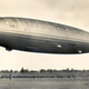 Hindenburg on its maiden flight (Postcard)
